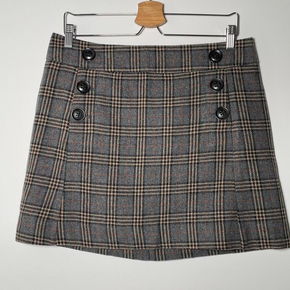 Gap Women's Grey and Brown Skirt